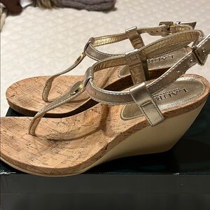 Lauren Ralph Lauren Gold Women's Sandals